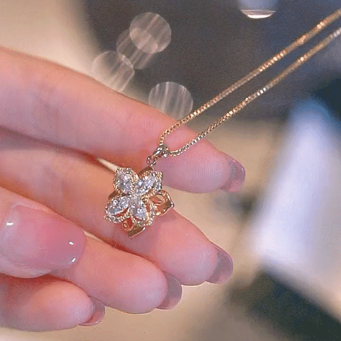 COLLAR TREBOL GIRATORIO