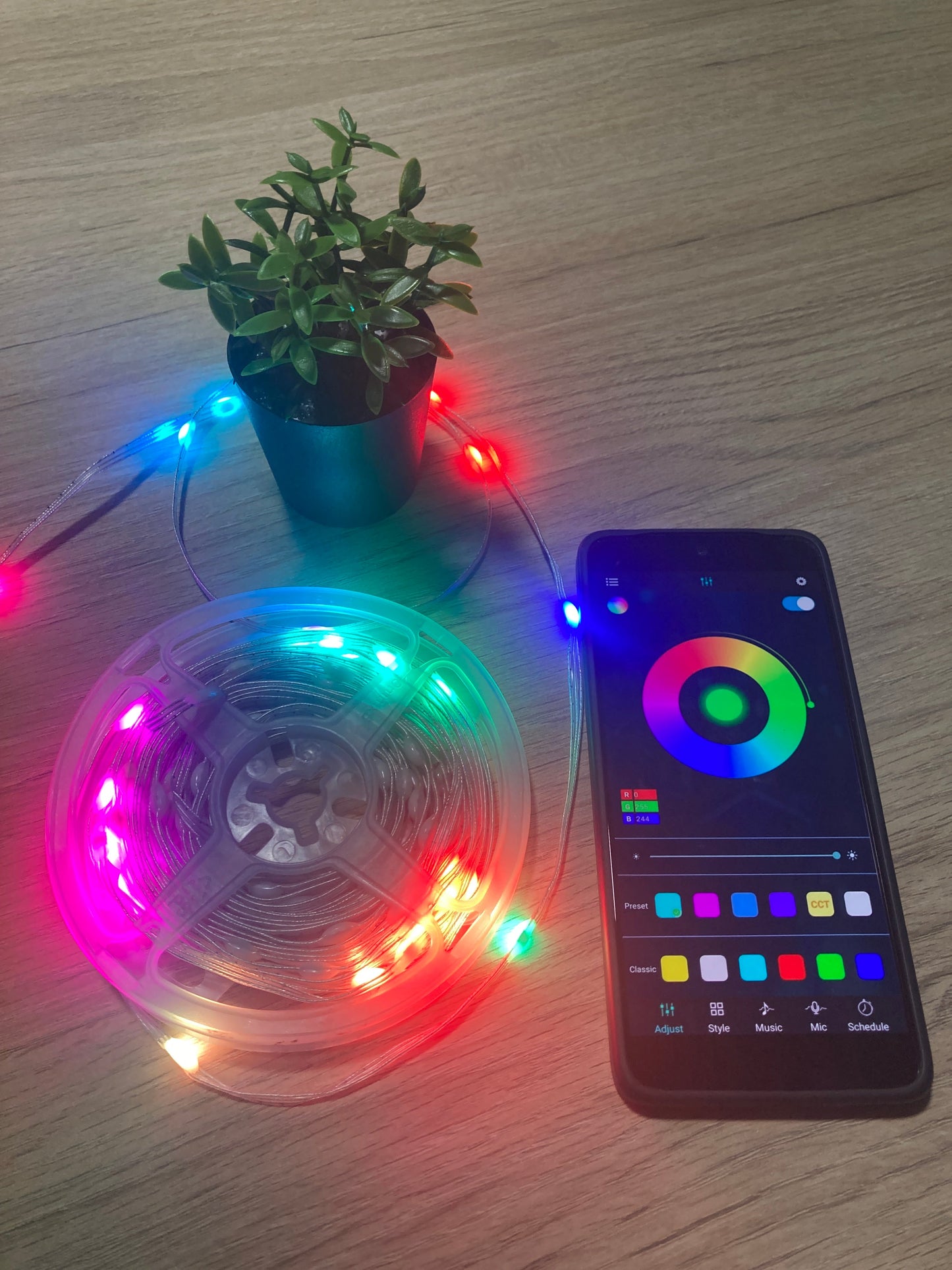 🎄💥🎄LUCES LED INTELIGENTES RGB CON CONTROL REMOTO💥✅