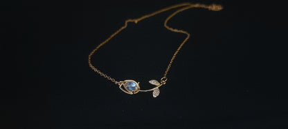 COLLAR TULIPAN DORADO