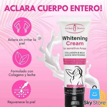 AICHUN BEAUTY - CREMA ACLARADORA ORIGINAL CON COLAGENO Y LECHE