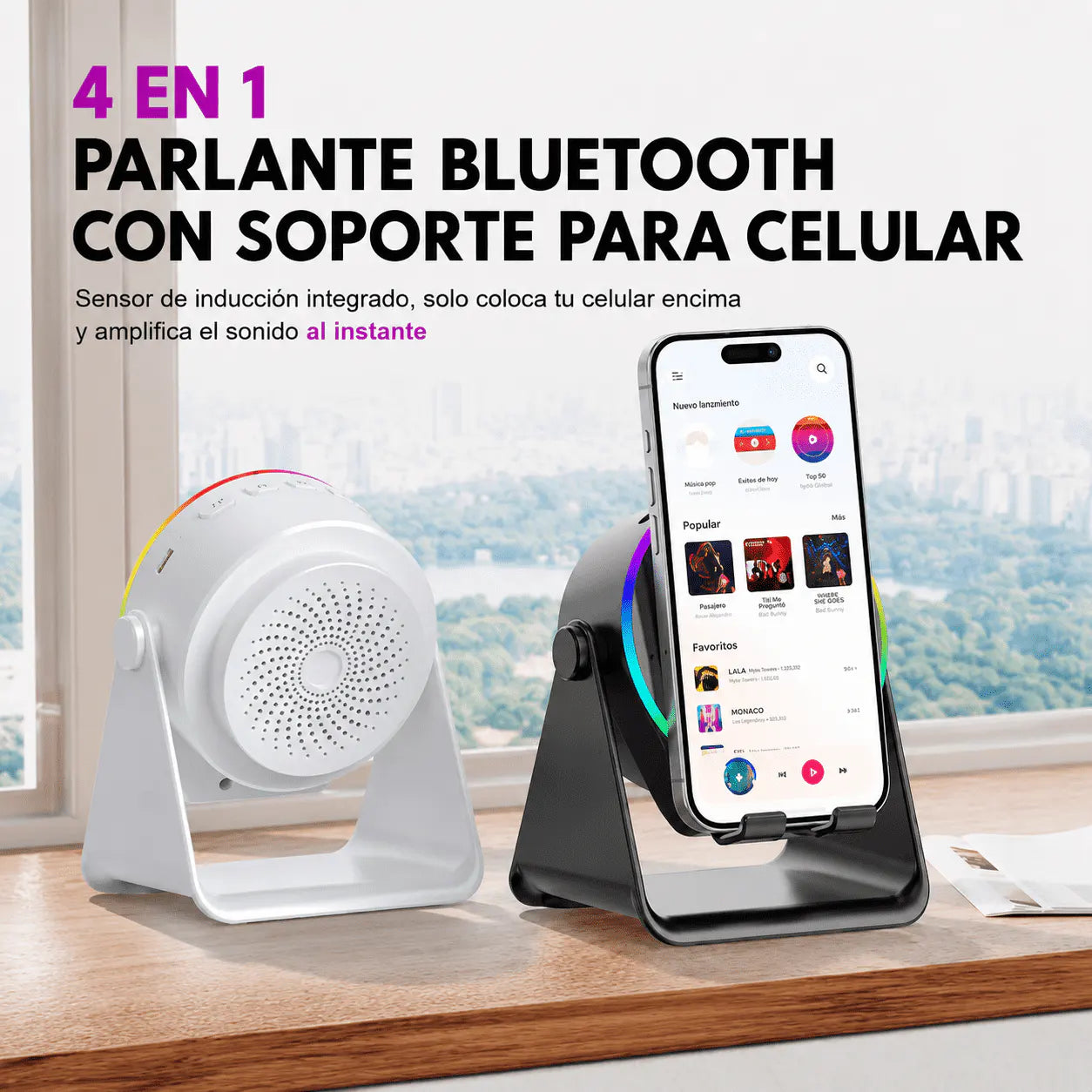 NUEVO PARLANTE PORTATIL PARA SMARTPHONE 5 en 1